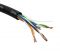 Кабель витая пара U/UTP кат.5E 4х2х24AWG solid CU PE Outdoor черн. (м) Эра Б0044431