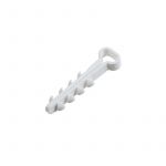 Дюбель-хомут нейлоновый прямоугольный 5-8мм бел. (уп.100шт) Rexant 07-4608