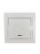 Выключатель 1-кл. СП Mira 10А IP20 с подсветкой с бел. вставкой бел. LEZARD 701-0202-111