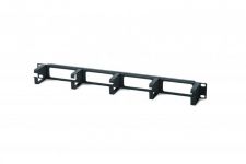 Организатор кабельный 19дюйм 1U с метал. кольцами CM-1U-ML Hyperline 15447