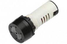 Зуммер компактный постоянный сигналф22 черный 24В