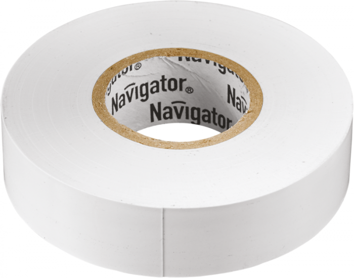 Изолента ПВХ 15мм (рул.10м) бел. NIT-B15-10/WH Navigator 71228