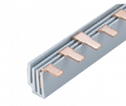 Соединительная шина трехполюсная штыревая (PIN) до 63А 6х1,8мм (10 кв. мм) длина 1метр