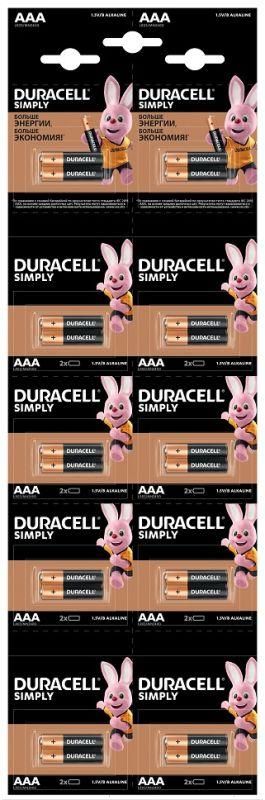 Элемент питания LR03-2BL BASIC 2х10 5011646 (блист.20шт) Duracell Б0051816